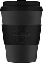 Ecoffee Cup Kerr and Napier PLA - Koffiebeker to Go 350 ml - Zwart Siliconen