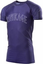 Rinkage Olympia Short Sleeve Rashguard - Blauw - maat L