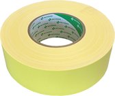 Nichiban® Duct Tape 50mm breed x 50mtr lang - Geel - 1 rol - Met de Hand Scheurbaar - Podiumtape - Gaffa Tape - Japanse Topkwaliteit - (021.0113)