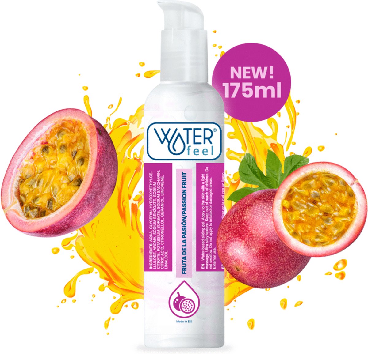 Goedkoopste WATERFEEL | Waterfeel Water Based Lubricant Passion Fruit 175 ML