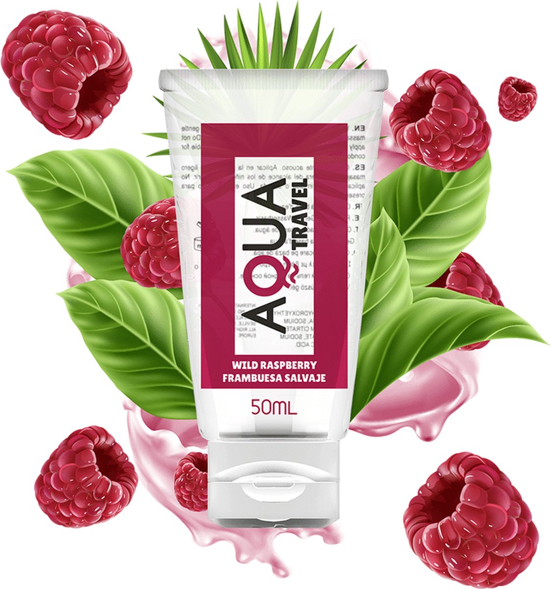 Goedkoopste AQUA TRAVEL | Aqua Travel Wild Raspberry Flavour Waterbased Lubricant - 50 Ml | Glijmiddel | Durex Glijmiddel | Glijmiddel Waterbasis