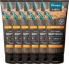 Kneipp Men - 2-in-1 Douchegel Shampoo - Warm Woods - Grootverpakking - Voordeelverpakking - 6 x 200 ml