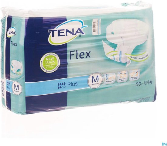 Tena Flex Plus M Incontinentie - 30 stuks - Incontinentieluiers - TENA