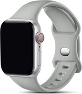 Innerlight® Sport - Grijs - 38/40/41mm - S/M - Siliconen bandje geschikt voor Apple Watch - Geschikt als Apple watch bandje voor Series 1/2/3/4/5/6/SE/7/8/9