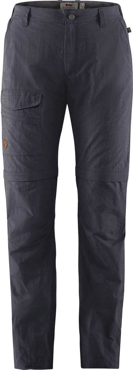 FJALLRAVEN Travellers mt zip off trousers W 84759 555 dark Blauw