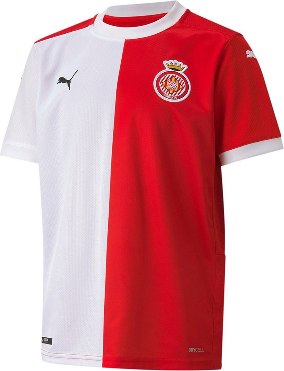 Puma Girona Fc 20/21 Thuis Korte Mouw T-shirt Junior 9-10 Years Jongens Meisjes Rood