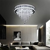 LuxiLamps - Kristallen Plafondlamp - Crystal Led Lamp - 50 cm - Met Afstandsbediening Dimbaar - Woonkamerlamp - Moderne lamp - LED Plafondlamp - Plafonniere