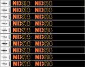 CombiCraft NIX18 polsbandjes Tyvek Zwart - 50 stuks