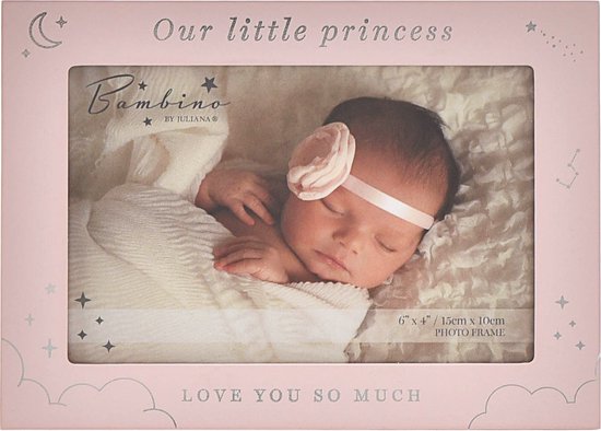 Baby fotolijst our little princess van Bambino by Juliana