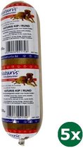 Naturis - Houdbaar Kip Rund Hondenvoer - 5 x 650 gram - Voordeelverpakking