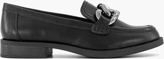 graceland Zwarte loafer sierketting - Maat 36