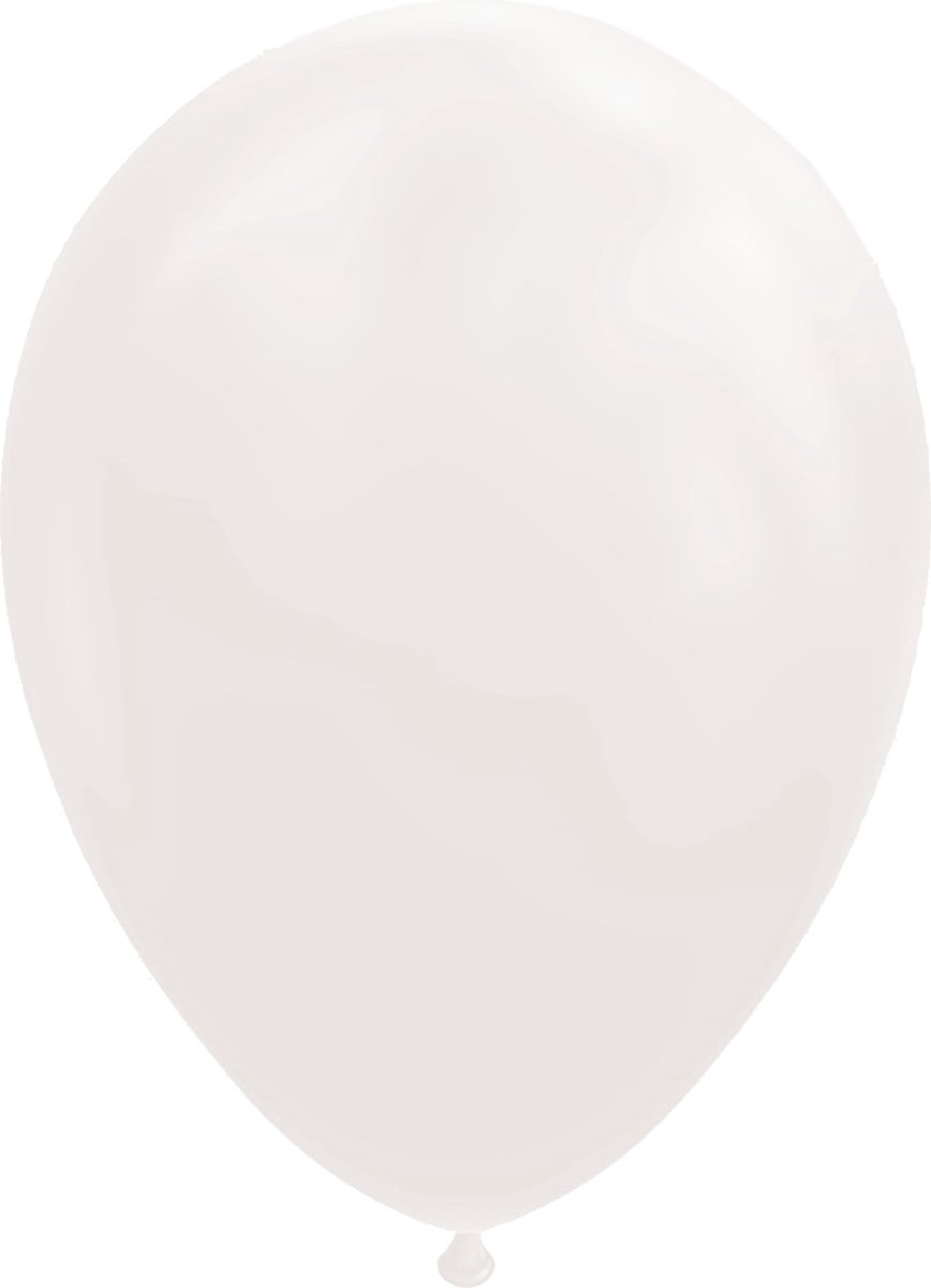 Ballonnen - Fiësta - Wit - 30cm - 100st.