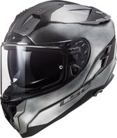 LS2 FF327 Challenger Jeans Titanium Full Face Helmet XS - Maat XS - Helm