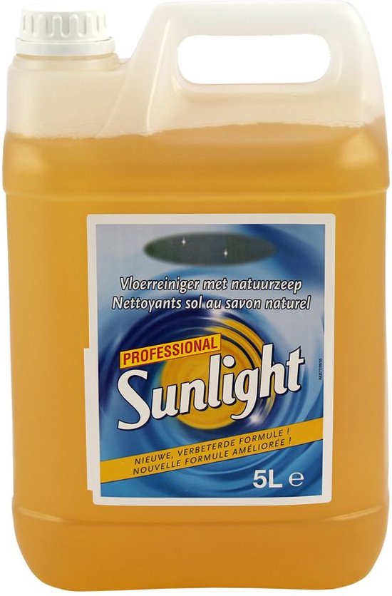 Sunlight Floor Cleaner avec savon naturel - Nettoyant pour carrelage - 5  litres