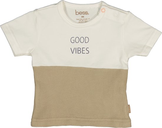 T-shirt Spring Vibes - Clay - BESS - maat 80