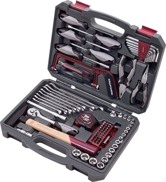 Workpro Gereedschapskist, steeksleutelset, moersleutels, universele