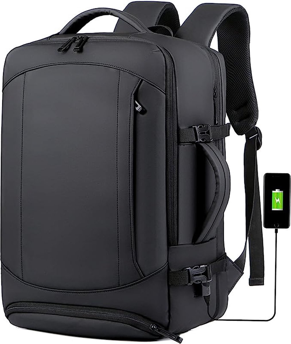 ECOHUB Easyjet Handbagage 45x36x20 Onderzetel reistas Handbagagezak Gerecycleerd PET Eco