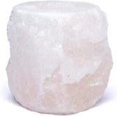 Zoutkristal waxinehouder