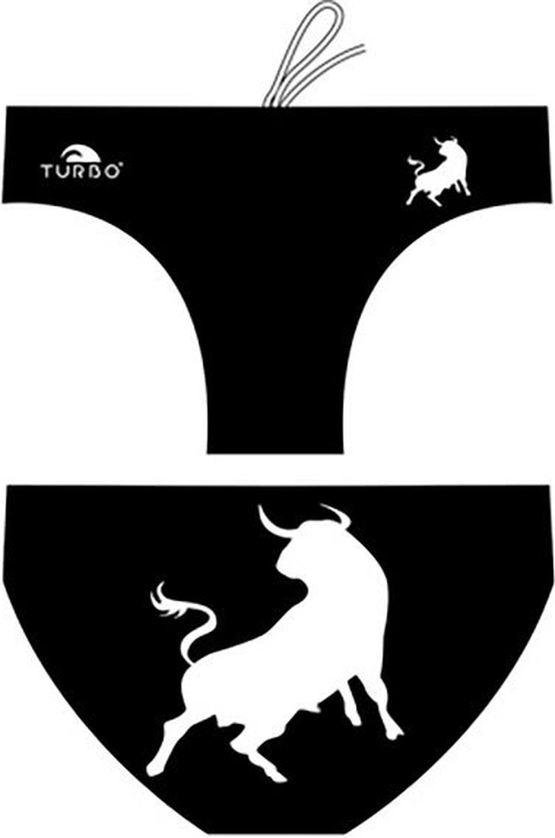 Turbo Bull Waterpolo Zwemslip Zwart L Man