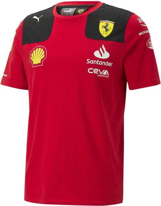 Scuderia Ferrari Team Mens Carlos Sainz Tee red