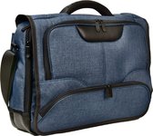 Dermata Business Laptop Bag Canvas 3502CV Blauw