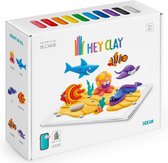 Hey Clay - Ensemble de pâte à modeler Ocean - Set de 18 couleurs | sèche en 24 heures
