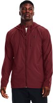 Under Armour Woven Perforated Windbreaker Jacket Rouge S Homme