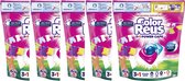 Color Reus 3+1 Power Caps wasmiddel - 130 capsules - Voordeelverpakking - 5 x 26 wasbeurten