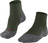 FALKE TK5 Wander Short Marche chaussettes de sport anti-ampoules, anti-transpiration en laine mérinos homme vert - Taille 44-45