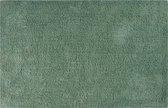 Tapis de salle de bain/tapis de bain MSV - pour le sol - vert - 40 x 60 cm - polyester/coton