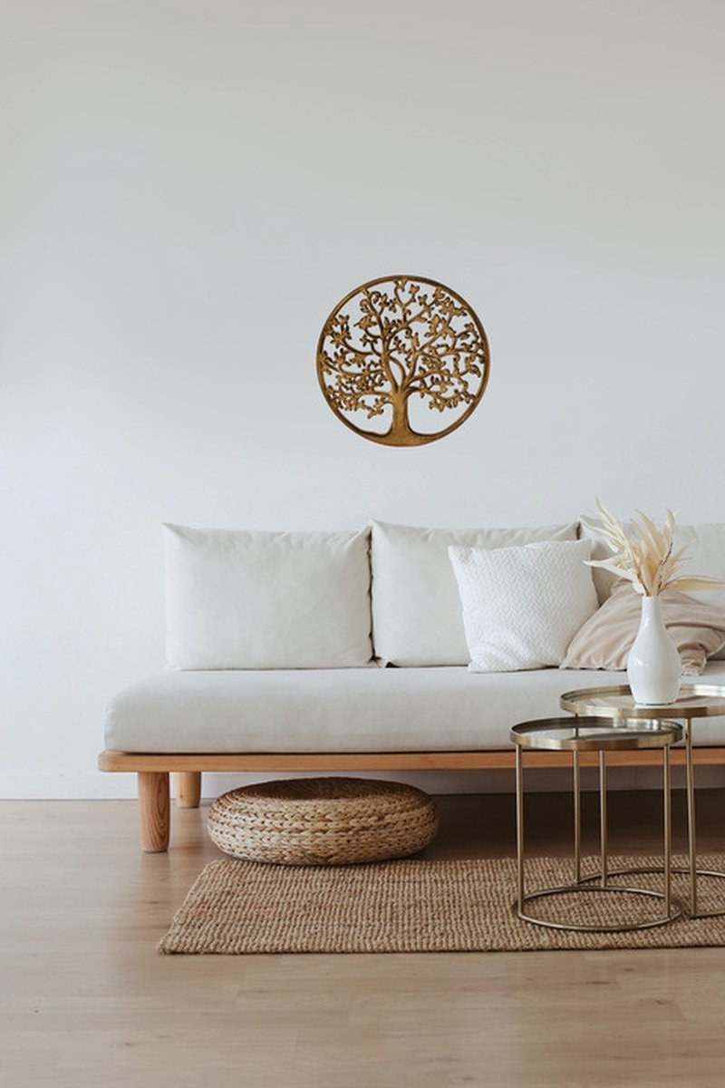 3 Luik Levensboom - Boom - Wanddecoratie - Muurdecoratie - Wall art