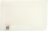Placemats Hampton - 1x - wit - PVC - 30 x 45 cm