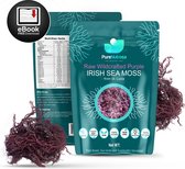 Seamoss 80gr Purple Raw - Wildcrafted Sea Moss, St. Lucia, superfood, duurzaam, veganistisch, biologisch en boordevol natuurlijke vitaminen en mineralen.