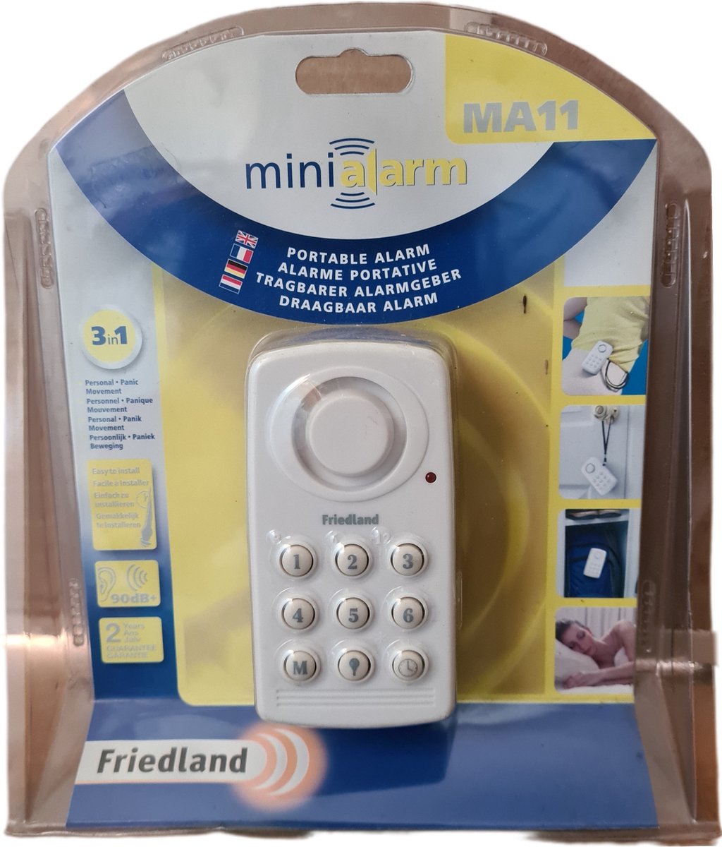 draagbaar alarm - friedland - MA11