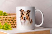 Mok Collie - Pets - honden - liefde - cute - love - dogs - dog mom - dog dad- cadeau - huisdieren