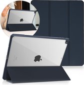 iMoshion Tablet Hoes Geschikt voor iPad 9 (2021) 9e generatie / iPad 7 (2019) 7e generatie / iPad 8 (2020) 8e generatie - iMoshion Trifold Hardcase Bookcase - Donkerblauw