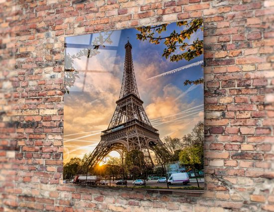 Tableau sur verre Tour Eiffel