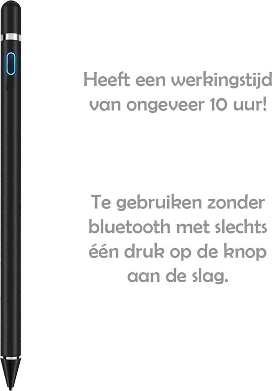 InLine 55467S Stylus – Universele Touchscreen Pen Voor Smartphone & Tablet – Zwart – Precisie & Duurzaam