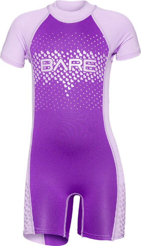 Bare 1mm Guppy Shorty - Wetsuit - Kinderen - Paars - 04