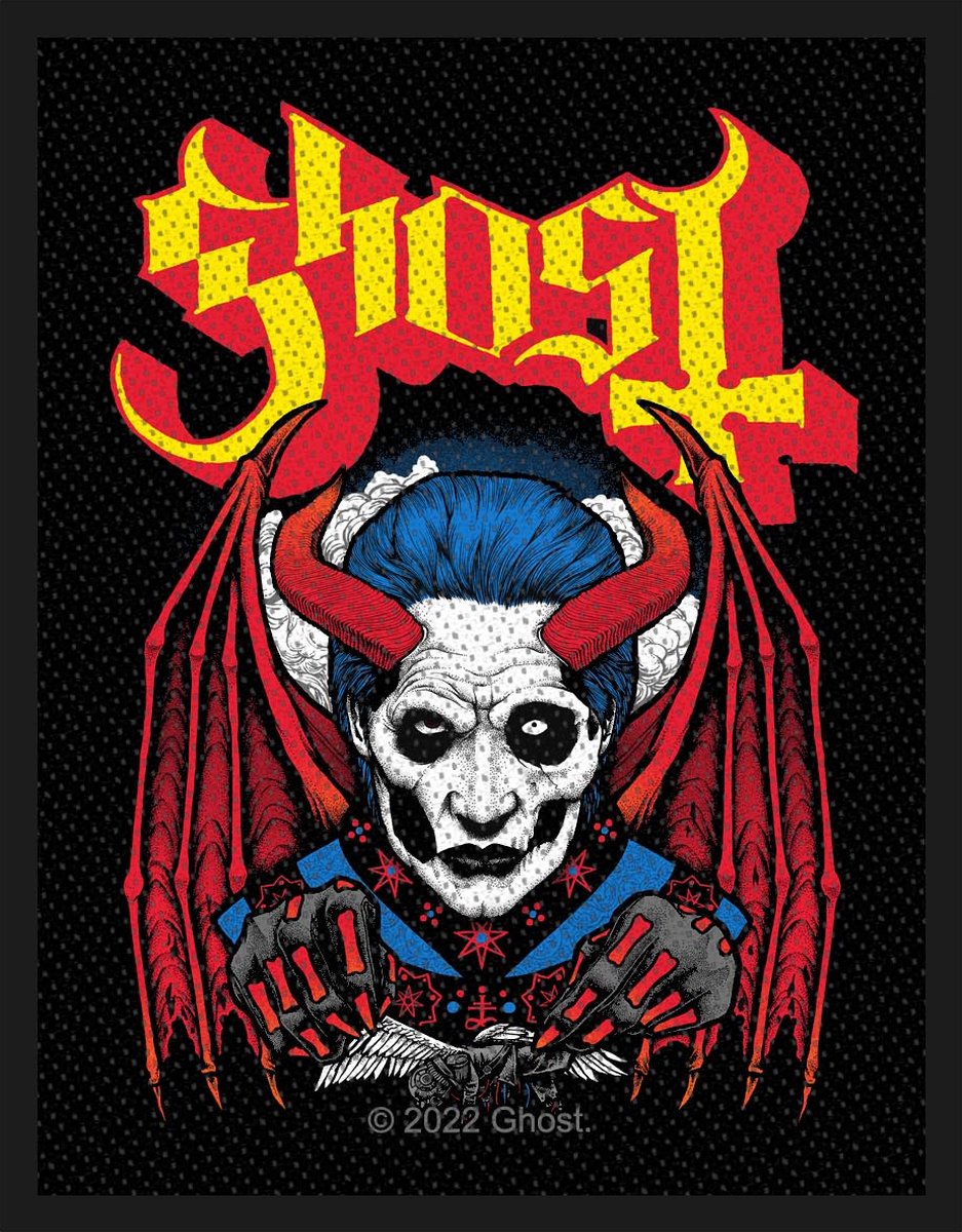 Ghost - Demoniac Patch - Zwart