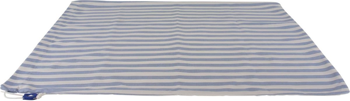 Goedkoopste Waszak 60x60 cm - Met K-locksluiting - Blauw gestreept