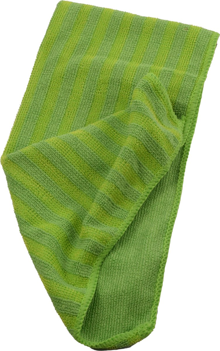 Goedkoopste Microvezel Handdoek | Groen Vaatdoek - Raamdoeken | Schoonmaakdoekjes voor Ramen & Glas | 30x40cm Keukendoeken - 1 Stuk