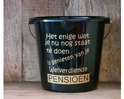 Cadeau Emmer enige wat je nu nog staat te doen is genieten van je welverdiende pensioen