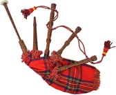 vidaXL Cornemuse pour enfants Scottish Great Highland Red Royal Stewart Tartan