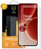 3-Pack OnePlus Nord 3 Screenprotectors - MobyDefend Case-Friendly Screensavers - Gehard Glas - Glasplaatjes Geschikt Voor OnePlus Nord 3