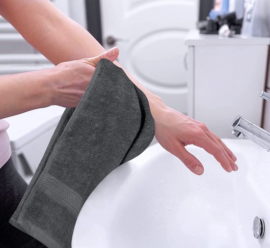 Utopia Towels - 2er Pack Saunatücher 80x200 Cm Saunahandtuch 100 Baumwolle Mit Aufh Ngeschlaufe Gro E Badet Cher Saugf Hige Xxl Handt Cher Grau