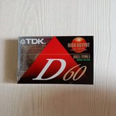TDK D60 Normal Position Cassettebandje