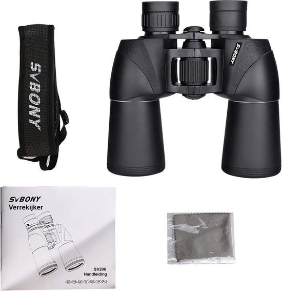 SVBony - SV206 - Verrekijker - 10x50 Verrekijker voor Volwassenen - HD -  FMC-lens -... | bol.com