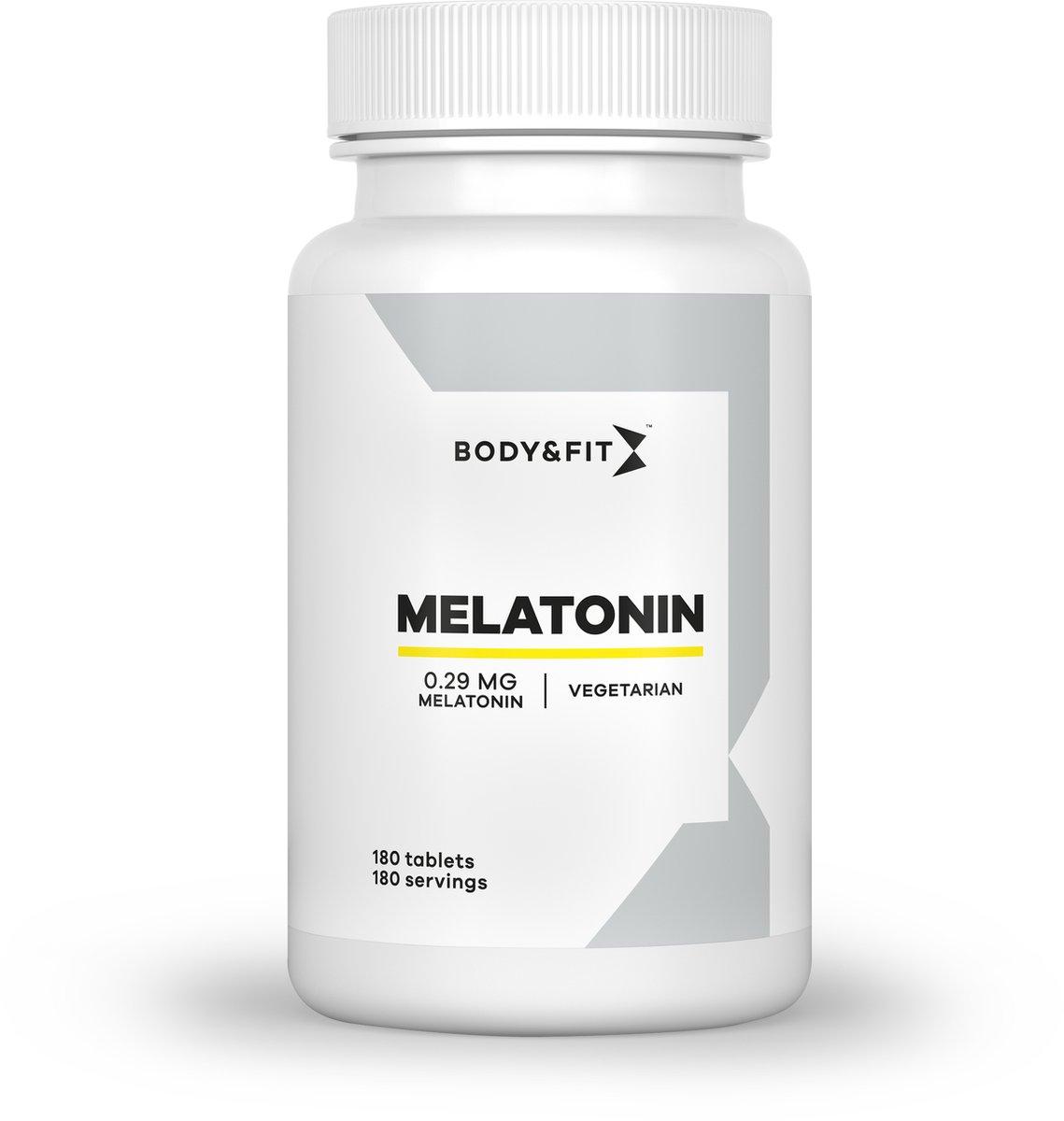 Bol.com Body & Fit Melatonin - Melatonine Supplement - Beter Slapen - 0.29mg Melatonine per Dosering - Smaakloos - 180 tabletten aanbieding