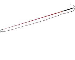 Whip&go Carbon Rijzweep Rood 180 cm
